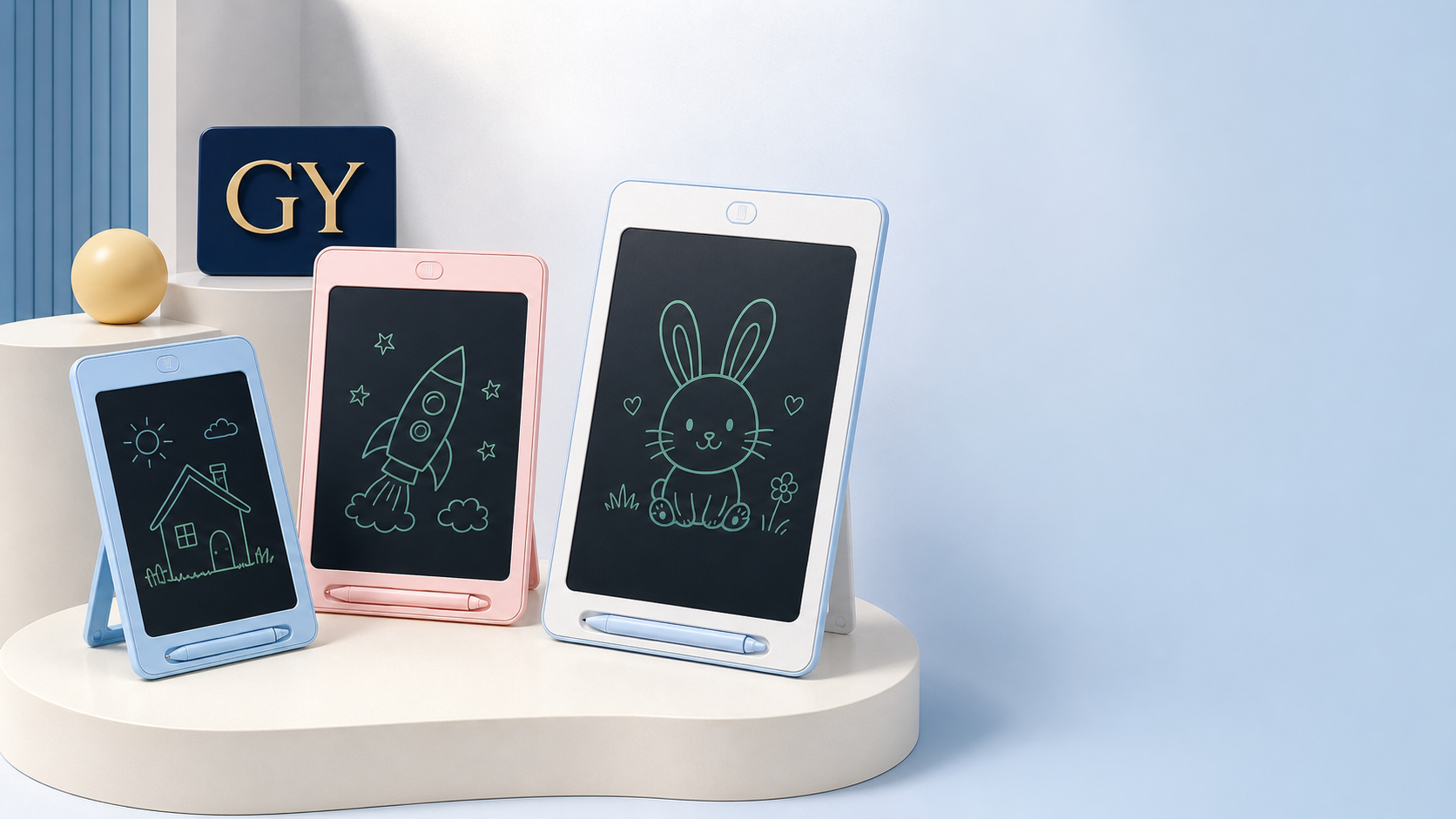 Customizable GY LCD writing tablet collection